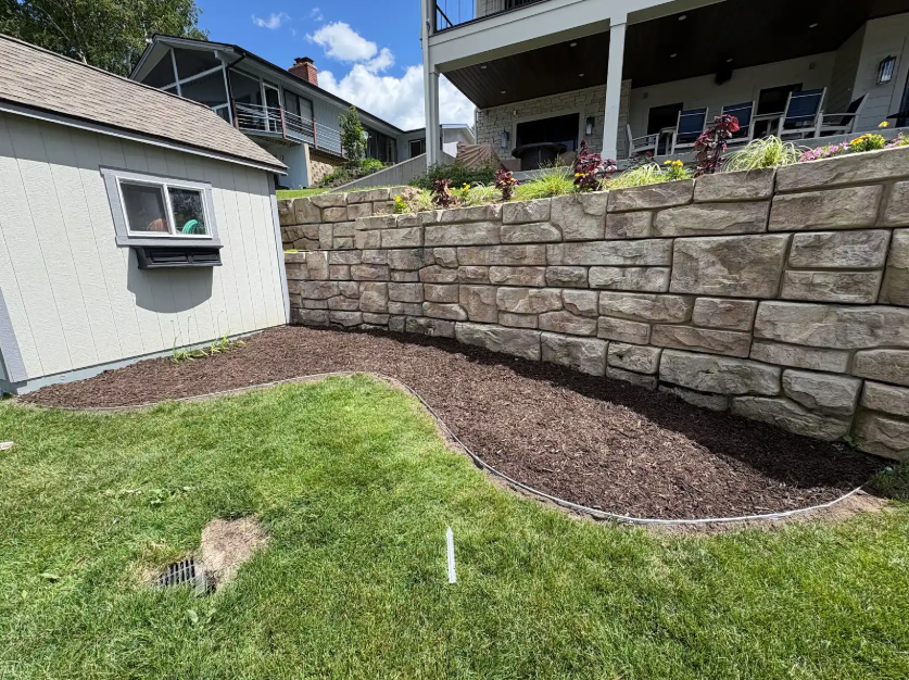 Tiered Retaining Wall